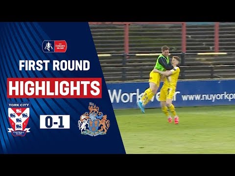 Late Peers Winner Caps Off Thompson Penalty Save | York City 0-1 Altrincham | Emirates FA Cup 19/20