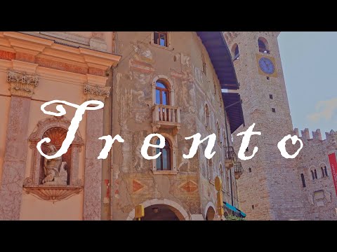 Trento, Italy - historical city surrounded by the Dolomites