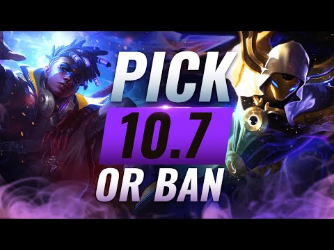 OP PICK or BAN: BEST Builds For EVERY Role - League of Legends Patch 10.7