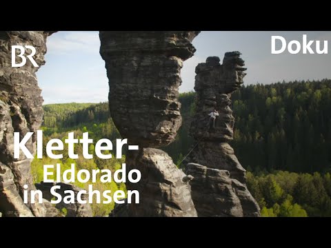 Klettern in Sachsen: Zwei Bayern im Elbsandsteingebirge | Bergauf-Bergab | Doku | BR