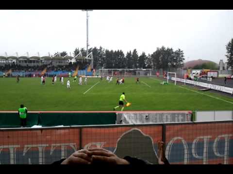 Gubbio-Vicenza 1-1 14/4/12 Doppia traversa