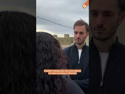 Vecinos exigen la entrega de viviendas sorteadas en 2023 en Albardón