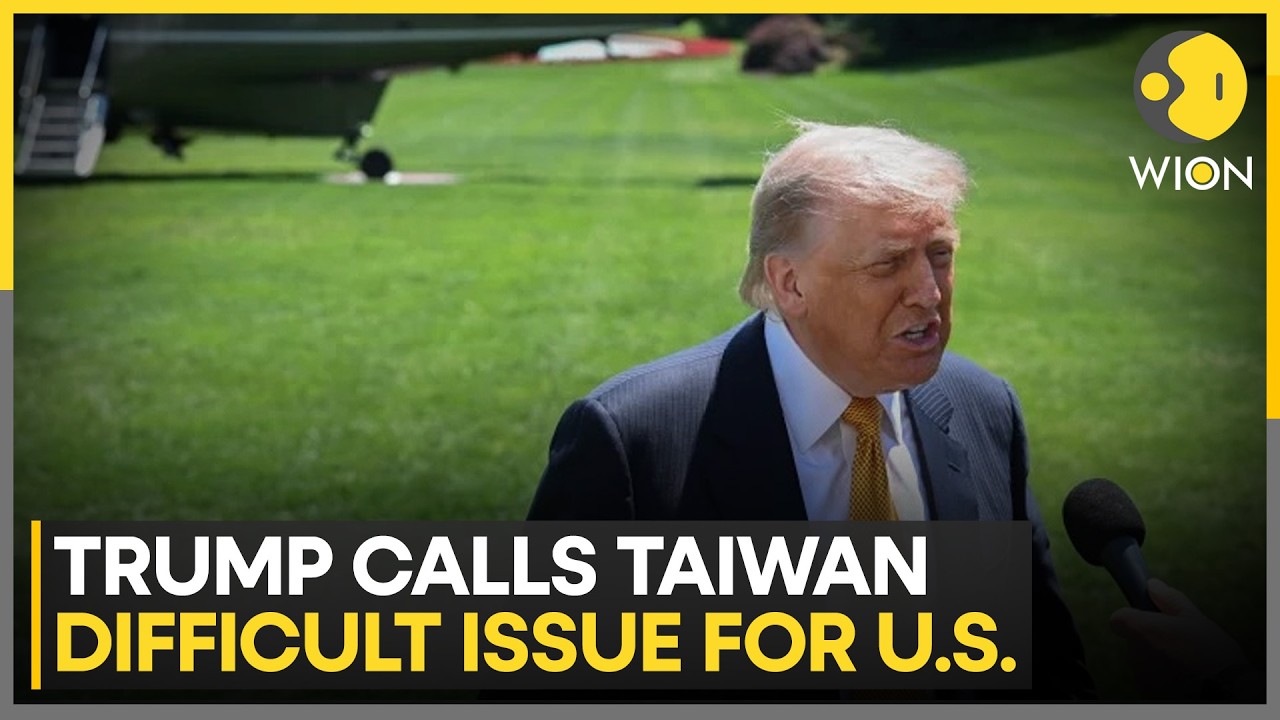 Trump Says Xi-Jinping Has Urged Him Not to Support Self-Ruling Taiwan | WION NEWS
