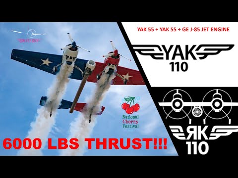 National Cherry Festival Air Show : 6000 LBS THRUST YAK 110 IS AWESOME!!!