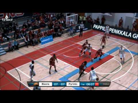 Tayloe Taylor Bisions Loimaa vs Pyrinto  {Finland Korisliiga} 2016