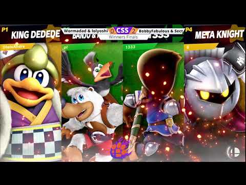 CSS 27 Doubles - WF - BobbyFabulous & Sect (DDD/MK) vs. lolyoshi & Wormadad (Miis, Banjo) - SSBU