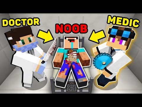 Minecraft NOOB vs PRO : SCARY SURGERY IN MINECRAFT! DOCTOR AND MEDIC ANIMATION!