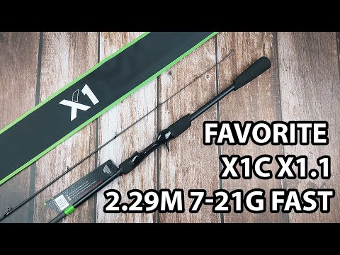 Кастинговий спінінг Favorite X1C X1.1 (2024) 762M 2.29m 7-21g Fast