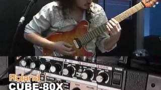 Video thumbnail for Roland CUBE-80X demo by Alex Hutchings (Musikmesse 2009) by RolandChannel