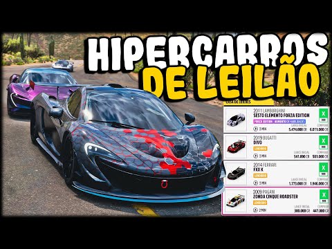 CORRIDA DE VELOCIDADE COM HIPERCARROS DE LEILÃO - FORZA HORIZON 5 ONLINE