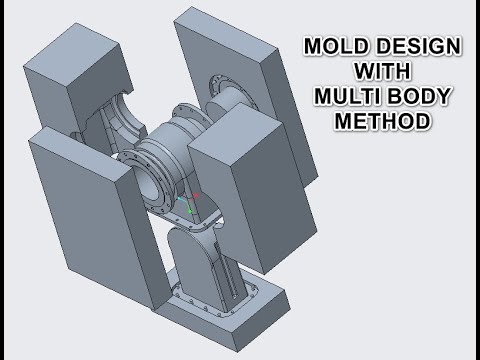 How to use multibody option in creo for mould design