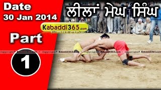 Leelan Megh Singh (Ludhiana) Kabaddi Tournament 30 Jan 2014 Part 1 By Kabaddi365.com
