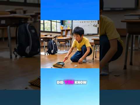 Why Japanese Students Clean Their Own School