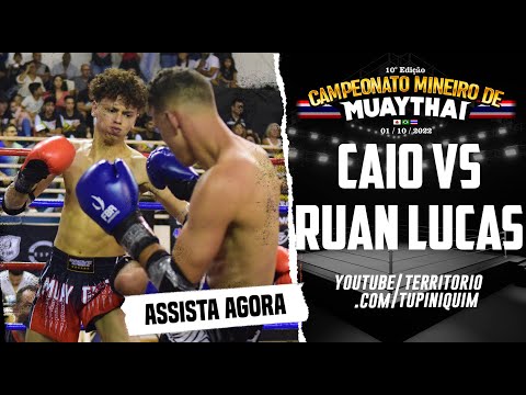 Caio vs Ruan - Campeonato Mineiro de MuayThai FMTEMG 10ª Edição
