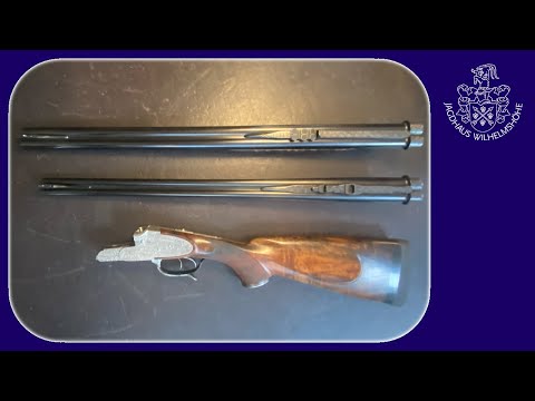 Ralph Paschen for Jagdhaus Wilhelmshöhe: Fine Ferlach double rifle with replacement barrel - Sche...