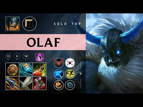 Olaf Top vs Malphite - KR Grandmaster Patch 26.01