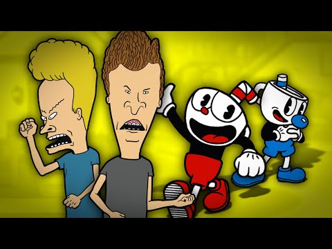 Butt-head vs. Cuphead - Rap Battle! | Mr. Jay