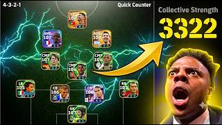 I Played Against a 3322 Strength God Squad in eFootball! 😱 ​