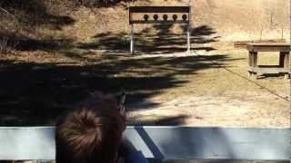 My son shooting plates with Henry H001Y