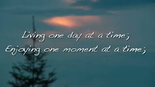 Serenity Prayer   &quot;God give me the Grace...&quot;   To share with loved ones