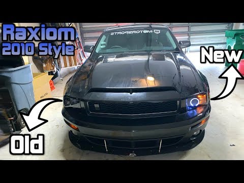 New Halo Projector Headlights! Raxiom 2010 Style Smoked Headlight Install *Wiring*