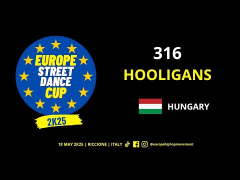 HOOLIGANS | HIP HOP CREW OVER | EuropeStreetDanceCup 2K25 | #ESDC2K25