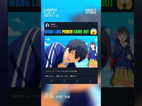 Wang ling Aura 🥶☠️ The Daily life of immortal king  #wangling #anime #thedailylifeoftheimmortalking