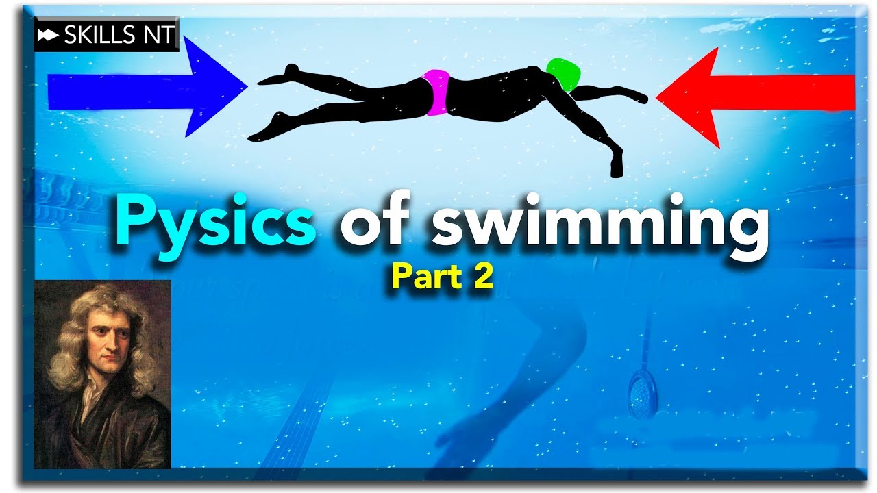 Isaac Newton will help you swim faster. Physics of swimming part 2