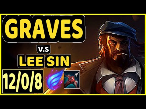 PRIDE (GRAVES) vs LEE SIN - 12/0/8 KDA JUNGLE CHALLENGER GAMEPLAY - EUW