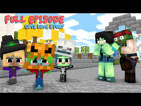 Monster School || Cute Zombie Love Story Full Episode | Minecraft Animation | New Mermaid