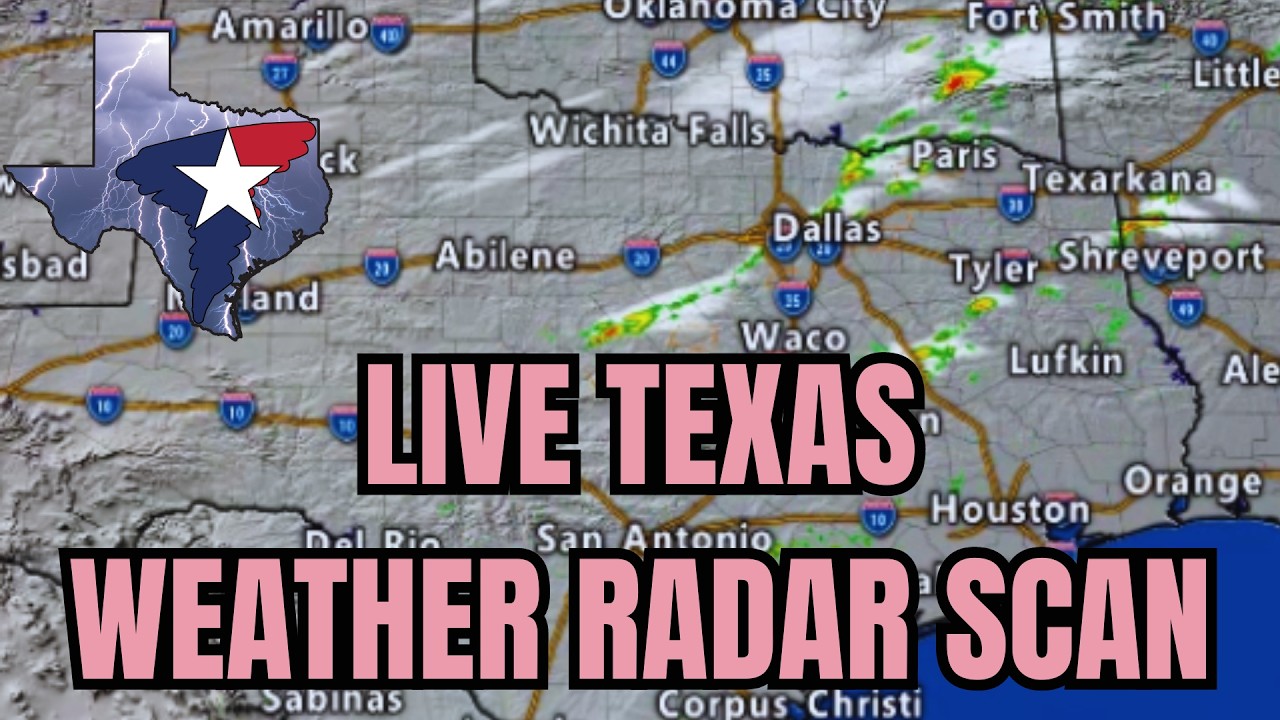 🔴 Texas Weather Live 24/7 | Real-Time Radar, Severe Alerts & Forecasts + Music