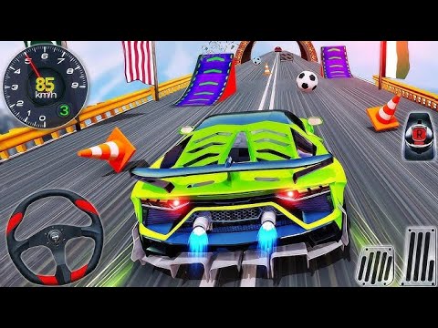 Mega Ramp Car Racing Simulator 3D | Extreme Ramp Car Jumping & GT Racing Gameplay (Android)