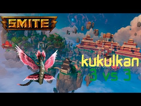 Smite: Kukulkan 3 vs 3 "3 tíos muy malos pero pasandola bien"