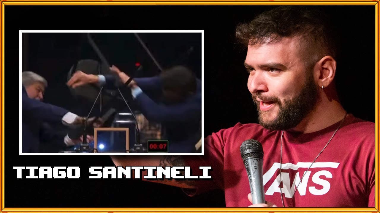 TIAGO SANTINELI COMENTA CADEIRADA DE DATENA EM PABLO MARÇAL  //  DL SHOW #320