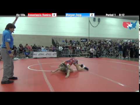 FILA Cadet 49 kg / 108 lbs. - Annastassia Ramirez vs. Morgan Zogg