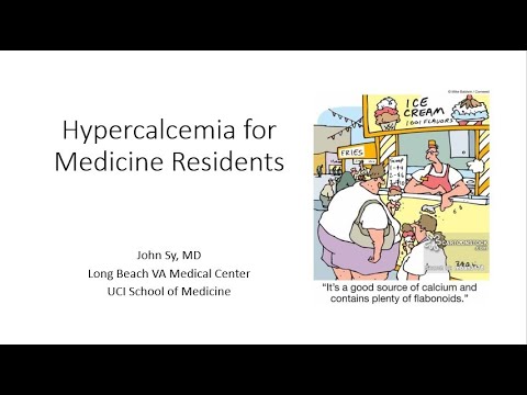 Hypercalcemia for Medicine Residents
