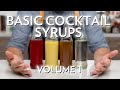 How To Make Cocktail Syrups Simple Ginger Honey And Raspberry Vol 1