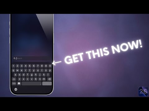 How to get the number row on the stock iOS keyboard! (Check description for important details)