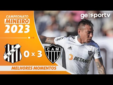 Gols e lances de Democrata-MG x Atlético Mineiro