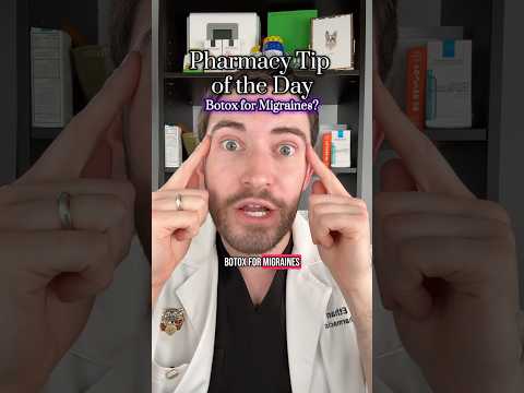 ‼️BOTOX for MIGRAINES?!? Pharmacist reviews #botox #migraine #migrainerelief #pharmacy #pharmacology