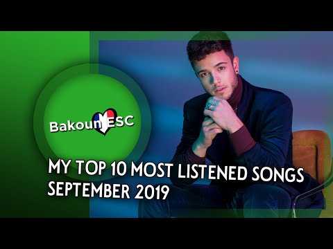 My Top 10 Most Listened Songs (September 2019)
