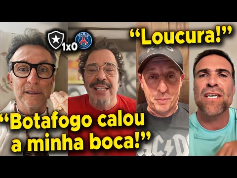 🚨BOTAFOGO CALOU OS ANTIS! MÍDIA EXALTA VITÓRIA DO BOTAFOGO CONTRA O PSG! BOTAFOGO 1x0 PSG!