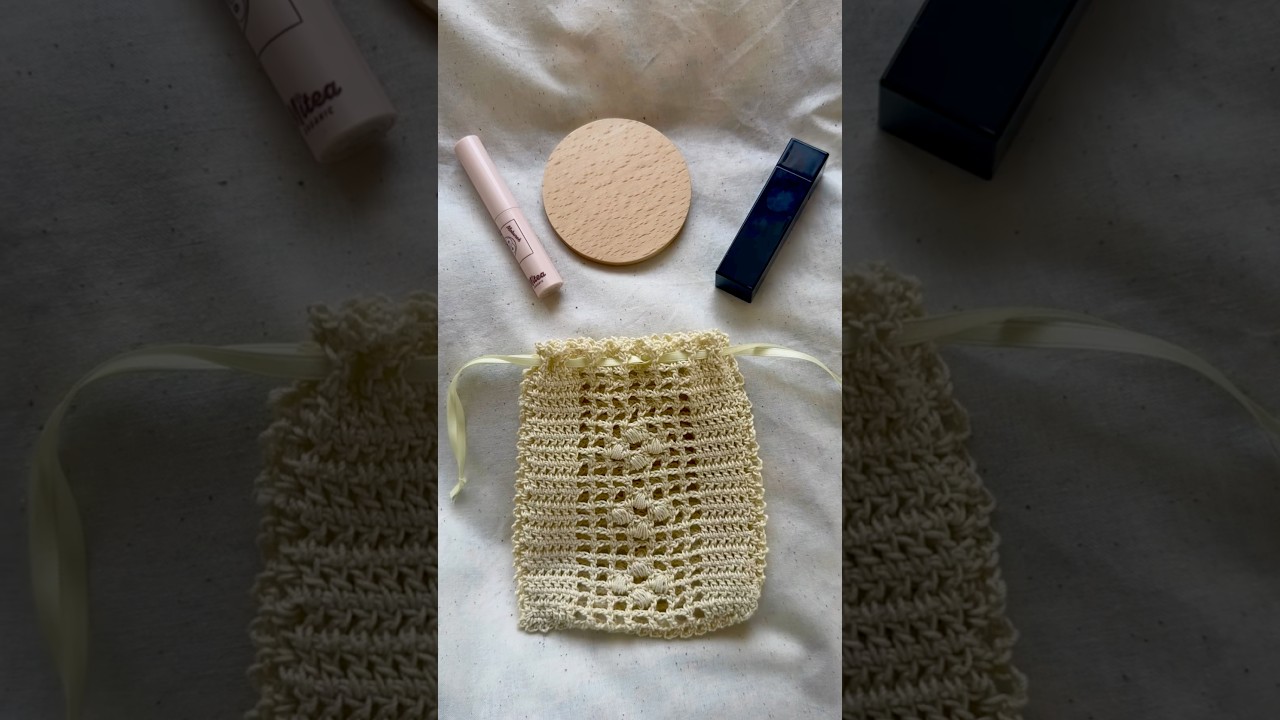 お気に入りのポーチ、作り方動画upしてます🌼🐥🔆🌻