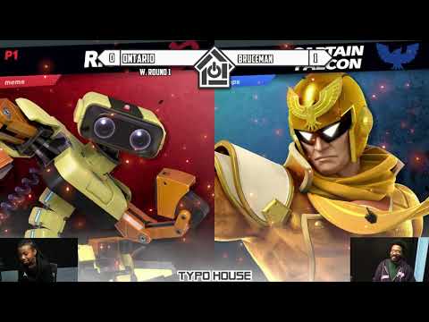 Typo Friday 3/22/19 - Ontario(R.O.B.b./Wii Fit) VS Bruceman(Falcon/Roy)- W. Round 1