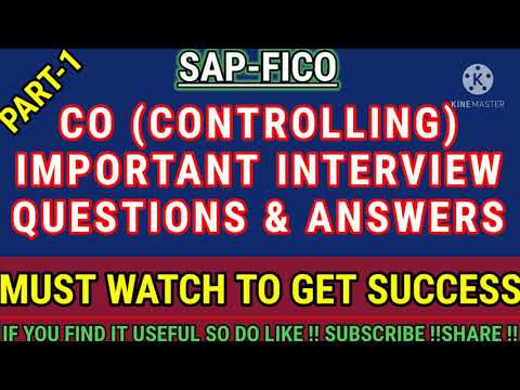 SAP-CO MODULE IMPORTANT QUESTION WITH ANSWER|SAP CONTROLLING QUESTION ANSWER|SAPFICO INTERVIEW Q/A