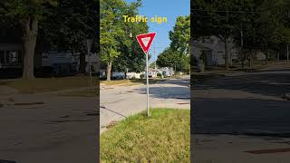 What Does A YIELD SIGN Tell You To Do?  #trafficsigns 
