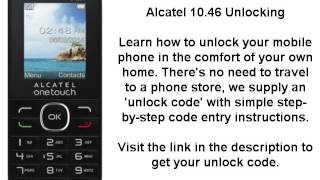 Unlock Alcatel 10.46 (1046A 1046G 1046X) - Network Key