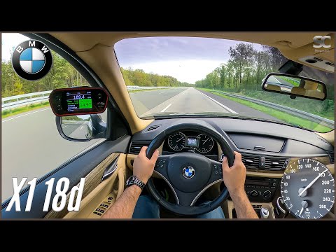 2010 BMW X1 18d sDrive E84 [2.0 | 141HP] - POV Autobahn Top Speed Drive