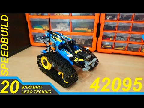 Сборка набора Лего Техник 42095 «Гусеничный внедорожник для станта» / LEGO TECHNIC speedbuild