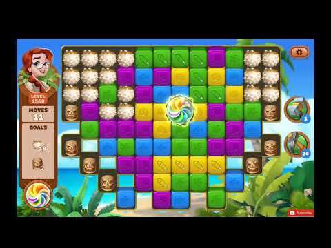 Lost Island Blast Adventure Level 1548 NO BOOSTERS - A S GAMING ✔